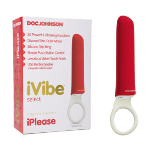 Doc Johnson iVibe Select iPlease Bullet Vibrator Limited Edition Red 6026 97 BX 782421082260 Multiview