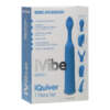 Doc Johnson iVibe Select iQuiver 7pc Vibrator with Tips Set Blue 6026 11 BX 782421077839 Boxview