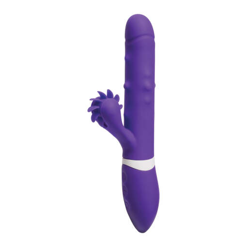 Doc Johnson iVibe Select iRoll Rotating Tongues Rabbit Vibrator Purple 6027-16-BX 782421067342