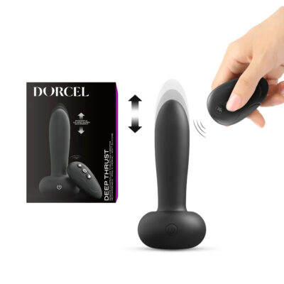 Dorcel Deep Thrust Rechargeable Wireless Remote Thrusting Probe Black 6072776 3700436072776 Multiview