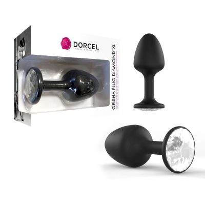 Dorcel Diamond Rolling Weight Geisha Anal Plug XL Extra Large Black Silver 6071328 3700436071328 Multiview
