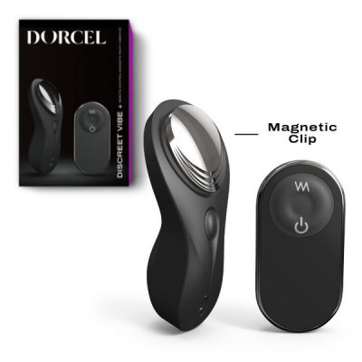 Dorcel Discreet Vibe Plus Wireless Remote Magnetic Panty Vibrator Black 6072851 3700436072851 Multiview
