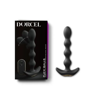 Dorcel Flex Balls Flexible Remote Vibrating Anal Beads Black 6072844 Multiview