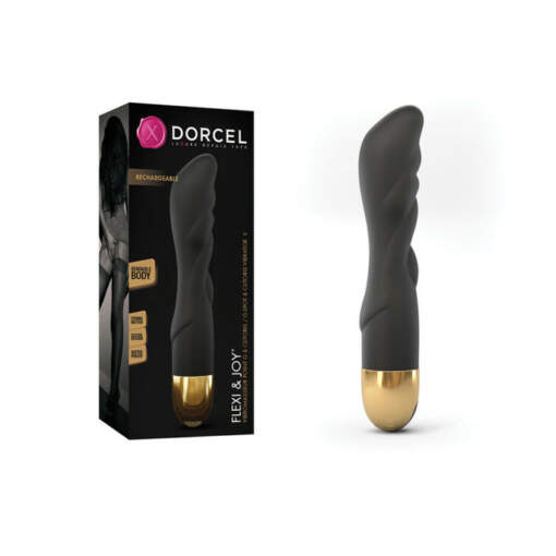 Dorcel Flexi and Joy Vibrator Black Gold 6072158 3700436072158 Multiview