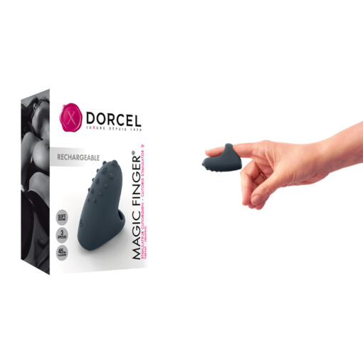 Dorcel Magic Finger Rechargeable Finger Vibrator Black 6071601 3700436071601 Multiview