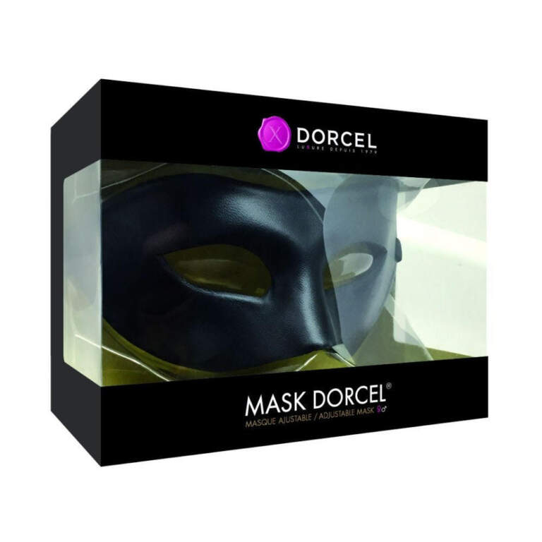 Dorcel Mask Adjustable Face Mask Black 6071915 3700436071915 Boxview