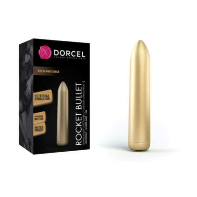 Dorcel Rocket Bullet Rechargeable Bullet Vibrator Gold 6072363 3700436072363 Multiview