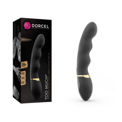 Dorcel Too Much 2 point 0 Rechargeable Triple Motor Vibrator Black 6072042 3700436072042 Multiview