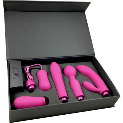 Dorr Mystic Interchangeable Vibrator Kit Pink 852958007095