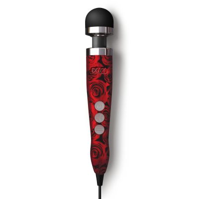 Doxy Die Cast 3 Plug In Wand Massager Red Roses Print Doxy3AURP 712758997852 Detail