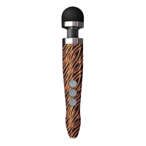 Doxy Die Cast 3R Rechargeable Wand Massager Tiger Print Doxy3RTG 712758998026 Detail