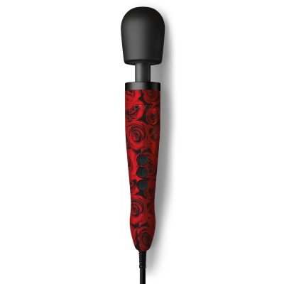 Doxy Die Cast Original Plug In Wand Massager Red Roses Print DoxyDCAURP 712758997845 Detail