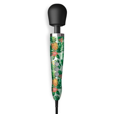 Doxy Die Cast Original Plug In Wand Massager Tropical Print Pineapple Palm Frond Print DoxyDCAUPN 712758998170 Detail
