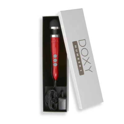 Doxy Number 3 Doxy Wand Massager Candy Red DOXY3AU-CR 712758998255