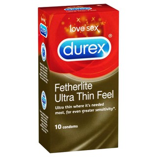 Durex Fetherlite Ultra Thin Feel Condoms 10 pack 3042000 9300631420002