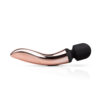 EDC Wholesale Rosy Gold Rechargeable Curve Wand Massager Rose Gold RG009 8719934001213 Side Detail