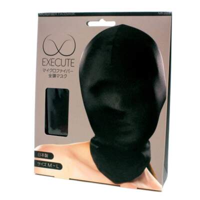 EXECUTE Face Mask Full Head Mask Black M L MK002 4573103500020 Boxview