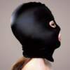 EXECUTE Face Mask Open Eyes Mouth Black M L MK005 4573103500051 Side Detail