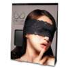 EXECUTE Lace Eye Mask with Ribbon Black M L MK009 4573103500204 Boxview