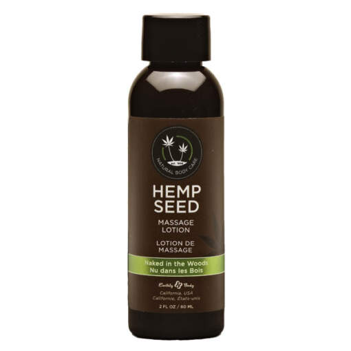 Earthly Body Hemp Seed Massage Lotion Naked in the Woods White Tea Ginger ML122 814487022833