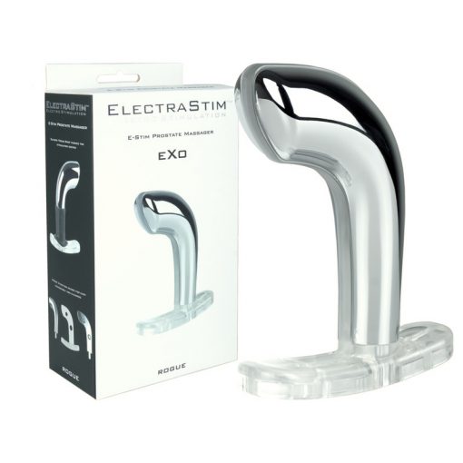 Electrastim Exo Rogue Electro Stimulation Prostate Massager Accessory Silver EM3196 0609224032769 Multiview