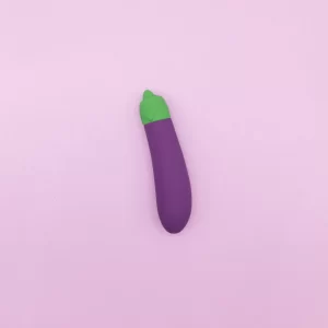 Emojibator Eggplant Bullet Vibrator Purple Green EM01A 863707000304 Detail