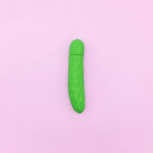 Emojibator Pickle Vibrator Green EM041 796029329498 Detail