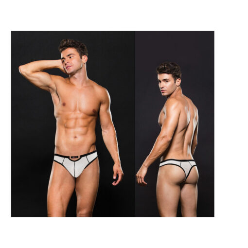 Envy Menswear Express Yourself Thong White BLE093WHT Multiview