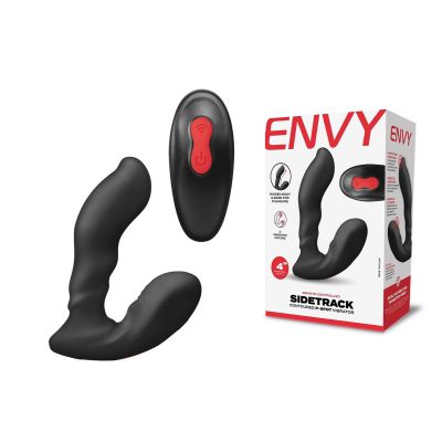 Envy Sidetrack Remote Vibrating Dual Motor Prostate Massager Black ENV 1004 848416010066 Multiview