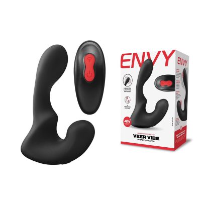 Envy Veer Remote Vibrating Dual Motor Prostate Massager Black ENV 1003 848416010059 Multiview