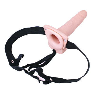 Erection Assistant 6 Inch Rechargeable Vibrating Hollow Strap On Light Flesh 3079 1 782631307917 Detail