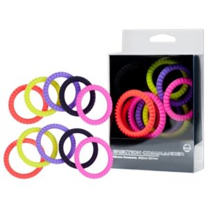 Erection Commander 10 Pack Silicone Cock Rings FKH019A000 000 4892503159042 Multiview