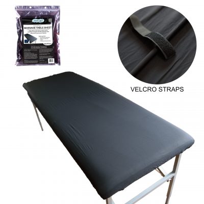EroticGel Waterproof Massage Table Sheet 83x203cm Black EGMTS 806809668539 Multiview