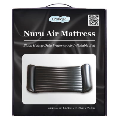 Eroticgel Nuru Air Mattress Black EGISAKA 794712536208 Boxview