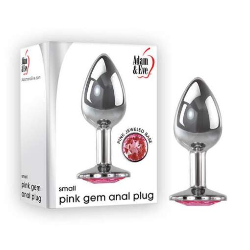 Evolved Adam and Eve Pink Gem Anal Plug Small AE WF 4562 2 844477014562 Multiview