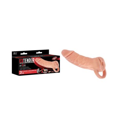 Excellent Power 6 to 7 inch 1 inch Penis Extender Masturbator Light Flesh FMP014A000 001 4897078632525 Multiview
