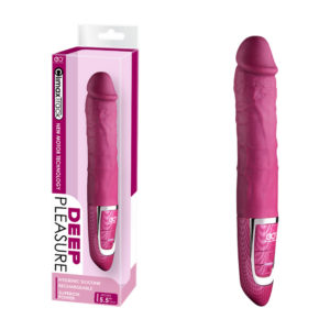 Excellent Power Deep Pleasures Rechargeable Penis Vibrator Purple Red FPBJ097A00-028 4897078626234