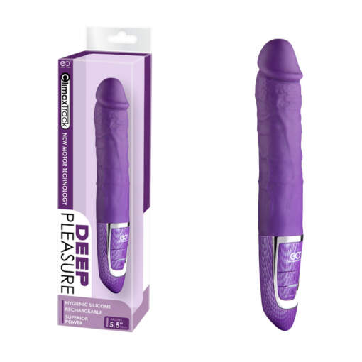 Excellent Power Deep Pleasures Rechargeable Penis Vibrator Purple Violet FPBJ097A00-022 4897078626210