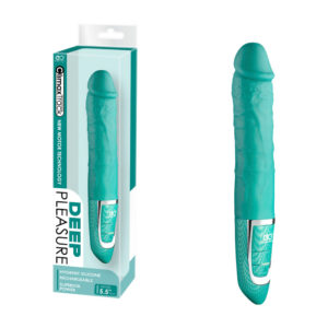 Excellent Power Deep Pleasures Rechargeable Penis Vibrator Teal Aqua Green FPBJ097A00-026 4897078626227