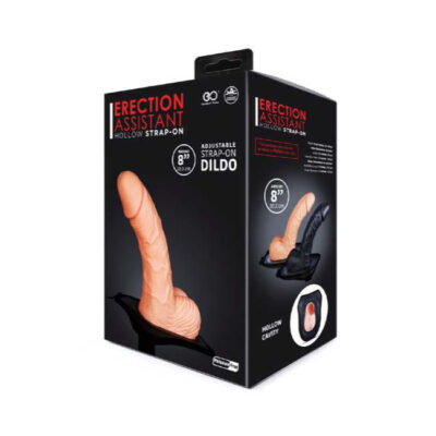Excellent Power Erection Assistant Hollow 8 inch Strap On Dildo Flesh F06M015A00 001 4897078630910 Boxview