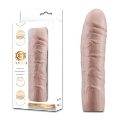 Excellent Power G-Touch- Rechargeable Silicone Penis Vibrator Dong Flesh FPBH096J00-001 4897078624711