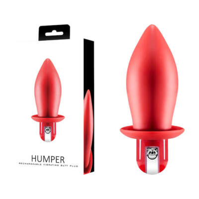 Excellent Power Humper Rechargeable Vibrating Butt Plug Spade Red FPBJ050A00 008 4897078622168 Multiview