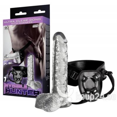 Excellent Power Invisible Hunter 7 inch Strapon with Harness F06H024B00-050 4897078620898