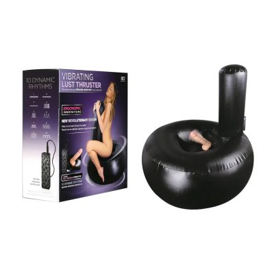 Excellent Power Lust Thruster Inflatable Dong Vibrator Cushion Black FPBN004A00 010 4897078631184 Multiview