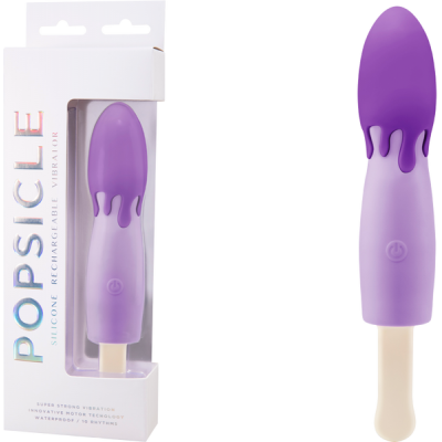Excellent Power Popsicle Rechargeable Silicone Popsicle Vibrator Purple Purple FPBK022A00-022 4897078627958
