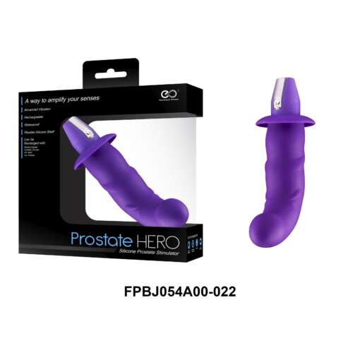 Excellent Power Prostate Hero 4 inch Purple 622397 4897078622397