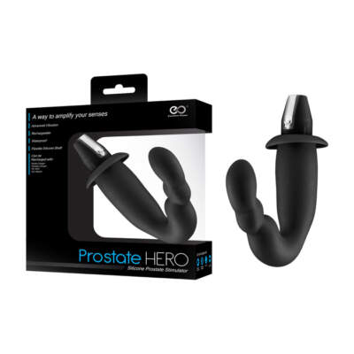 Excellent Power Prostate Hero Rechargeable Vibrating Prostate Probe Black FPBJ055A00-010 4897078624216