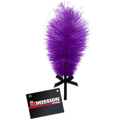 Excellent Power Sex Mission Fetish Deluxe Feather Tickler 10 Inch Purple FNK011A000 002 4897078626913 Detail