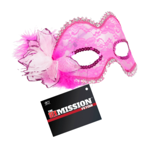 Excellent Power Sex Mission Fetish Mesh Masquerade Mask Pink FNJ018A000 007 4897078623509 Detail