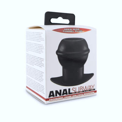 Excellent Power Subway Silicone Tunnel Plug Anal Plug Black F06K014A00 010 4897078628450 Boxview